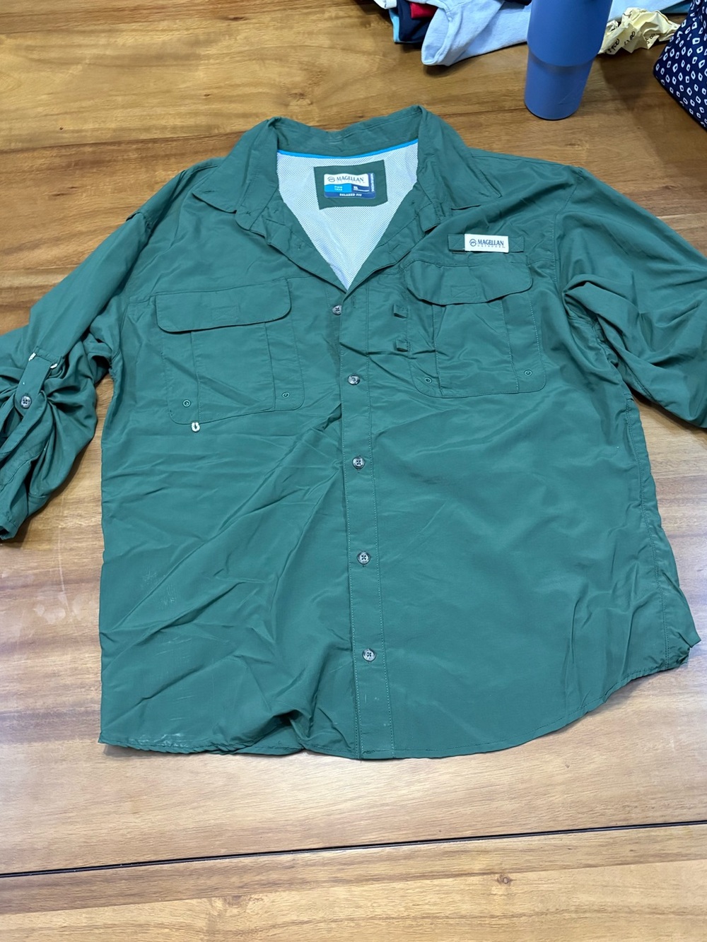 Columbia Men’s Forest Green Lightweight Shirt-Jacket